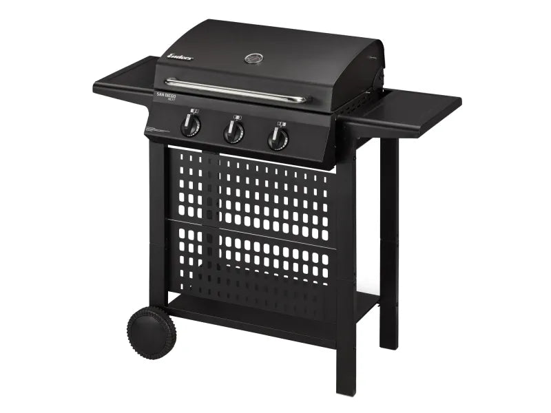 Enders Gasgrill San Diego Next 3 mit 3 Brennern & Seitenablagen Schwarz